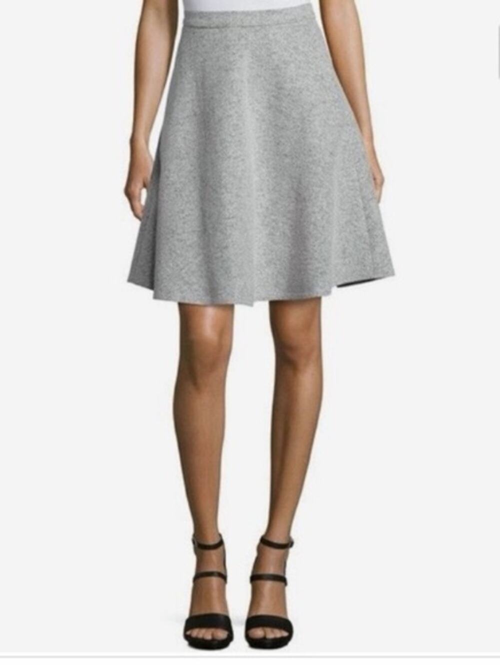 THEORY Zaikin Knit Wool Blend A-Line Skirt Size 8